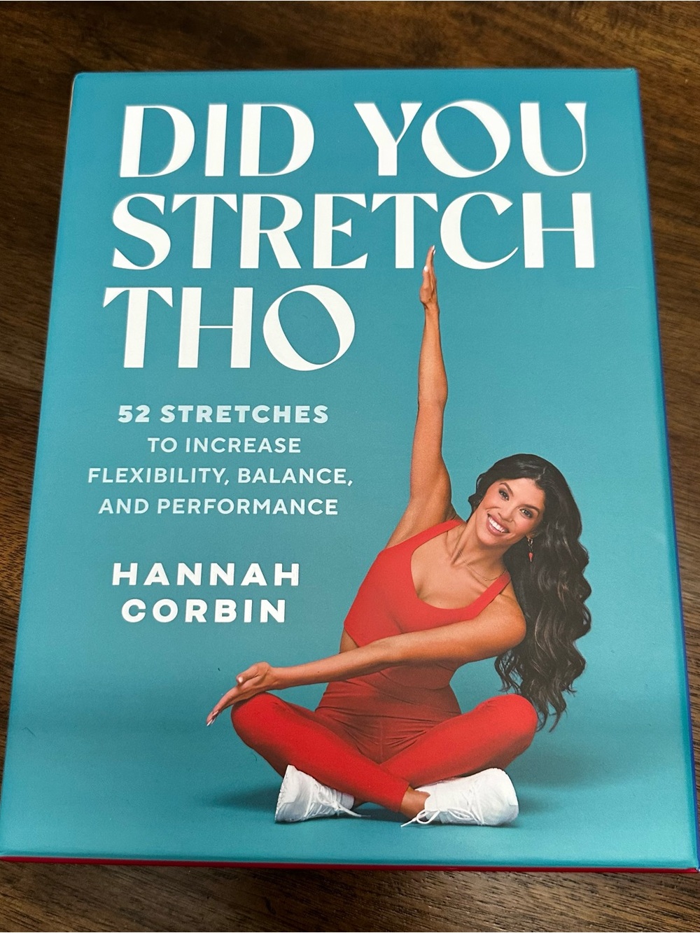 Did You Stretch Tho Book by Hannah Corbin Peloton